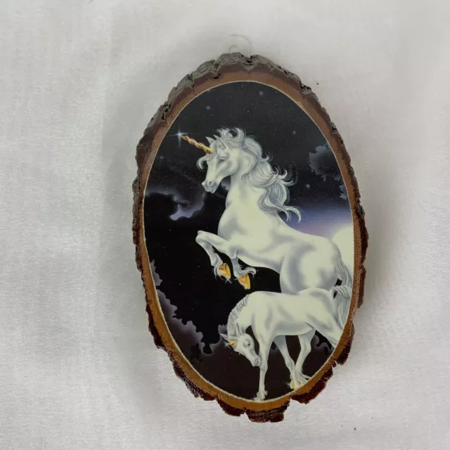 Tree Wood Slice Unicorns Wall Hanging Decor Tulsa Oklahoma