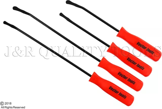 4pc Mini O-Ring Seal Remover Spoon & Contoured Tip Set