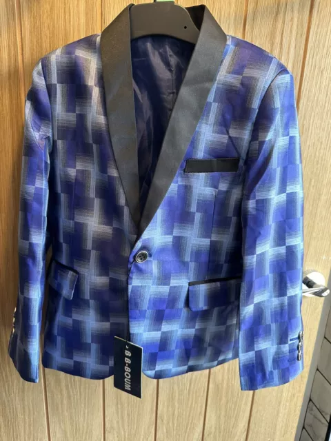 Boys B B-Boum Blazer Blue New With Tags Aged 6 Years