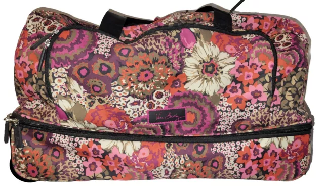 Vera Bradley Rolling Work bag Luggage Night and Day Carry-on