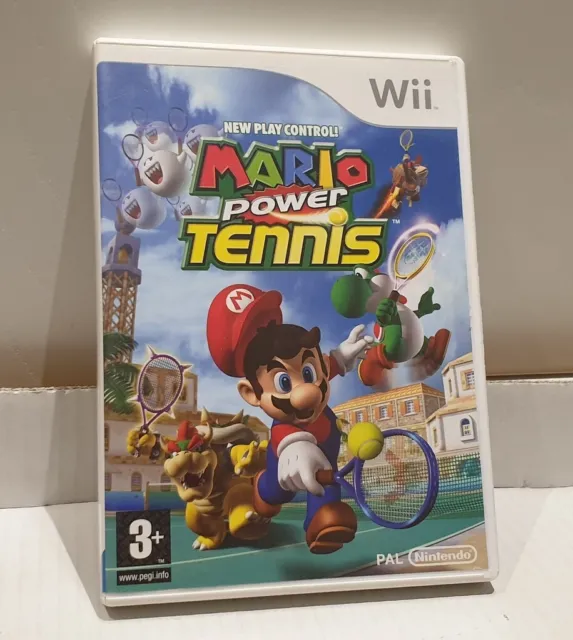 Mario Power Tennis Wii / Wii U Pal Italiano E Multilingua Completo - Come Nuovo