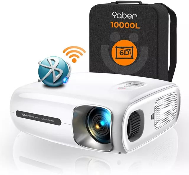 YABER V10 5G WiFi Bluetooth Projector 10000lm Full HD Native 1080P 4K From  Japan