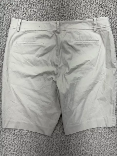 talbots perfect shorts size 12 khaki 2