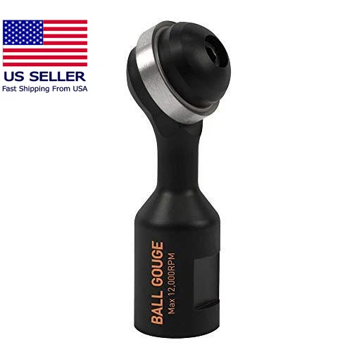 ARBORTECH Ball Gouge | Ø 30 mm Spherical Shaped Wood Pack of 1, Black
