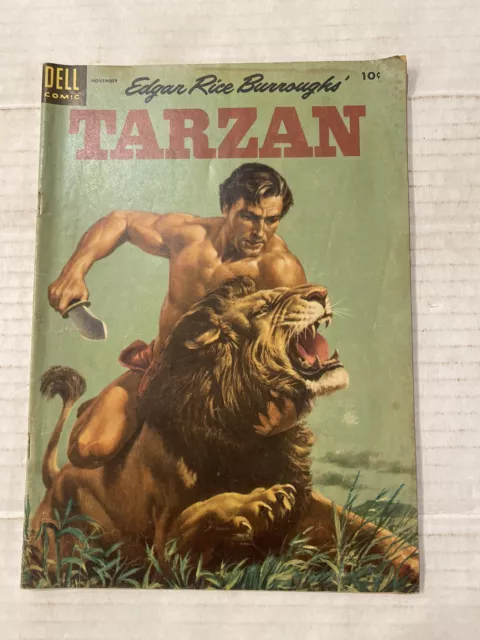1954 TARZAN VOLUME 1 NUMBER 62 NOVEMBER DELL COMIC BOOK Higher Mid Grade