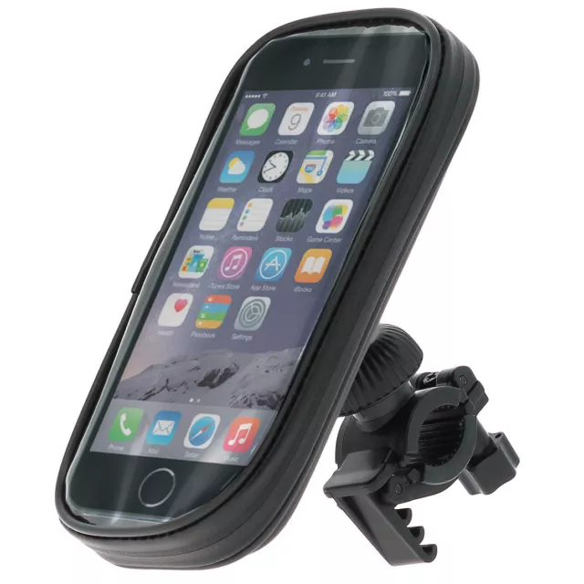 Waterproof Motorbike Bicycle Fits iPhone 6 7 Holder Cover Handlebar Mount Smartp