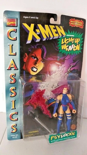 PSYLOCKE X-Men Classics Marvel 1996 Toy Biz Vintage 1990's Pre-Marvel Legends