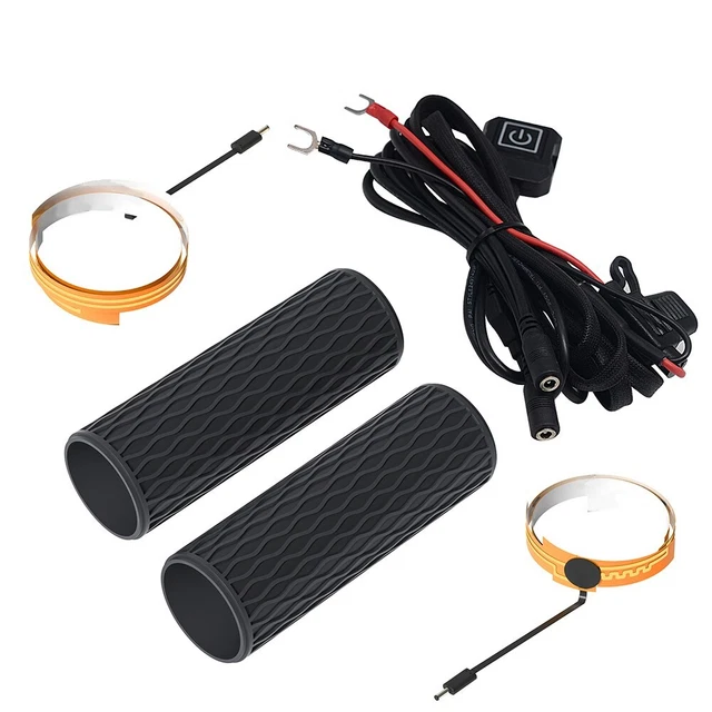 Impugnature Bici In Spugna Antiscivolo | Per Manubrio MTB E City Bike | Con Anelli Di Bloccaggio - Foto 2