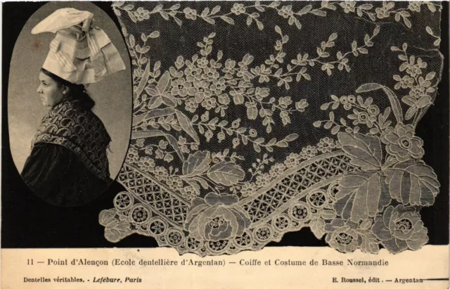 CPA Point d'ALENCON (École denteillére d'Angerton - Coiffe et (435564)
