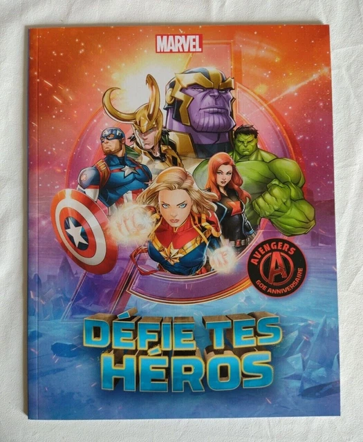 💖 ALBUM COLLECTOR Marvel Leclerc 2023 "Défie Tes Héros" ⭐Vide Neuf ⭐