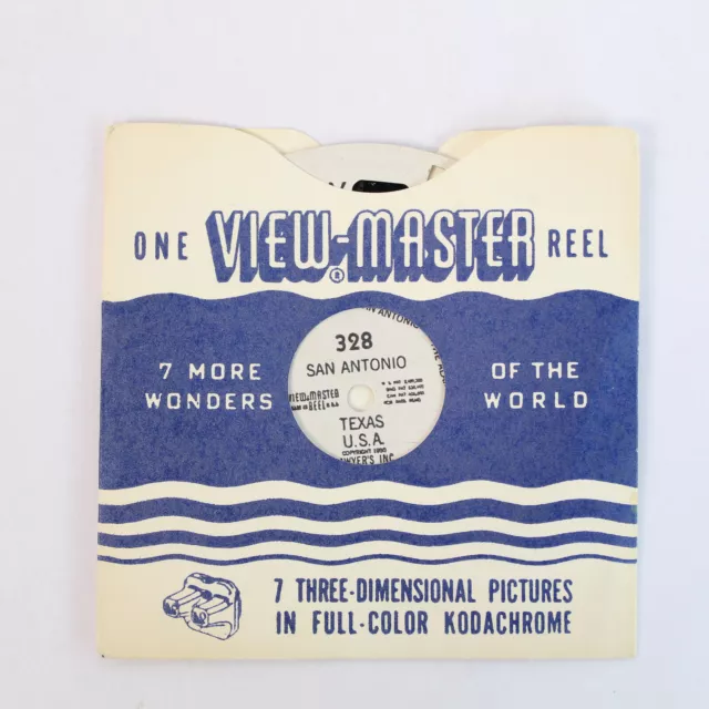 Vintage Sawyer's ViewMaster 328 San Antonio Texas USA Wonder Of The World