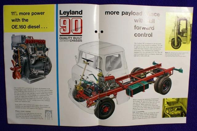LEYLAND 90 CHASSIS Truck Lorry Brochure Literature Technical Data 1964 leyland-90-chassis-truck-lorry-brochure-literature-technical-data-1964