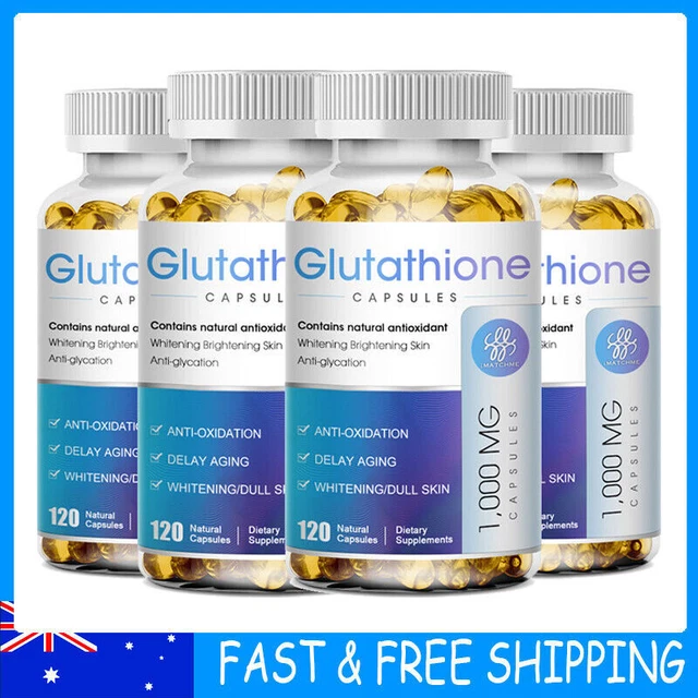 glutathione 1000mg skin whitening Capsules New Glutathione Capsules 1000MG Anti-Aging