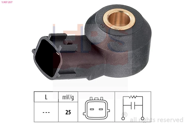 Sensore di battitura Made in Italy - OE Equivalent EPS 1.957.257 per GJ ND BM MAZDA MX GL