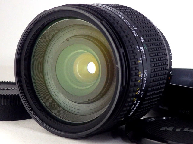 Nikon AF Nikkor 24-120mm f/3.5-5.6 D Zoom Lens w/Hood from JAPAN Camera SLR Wide