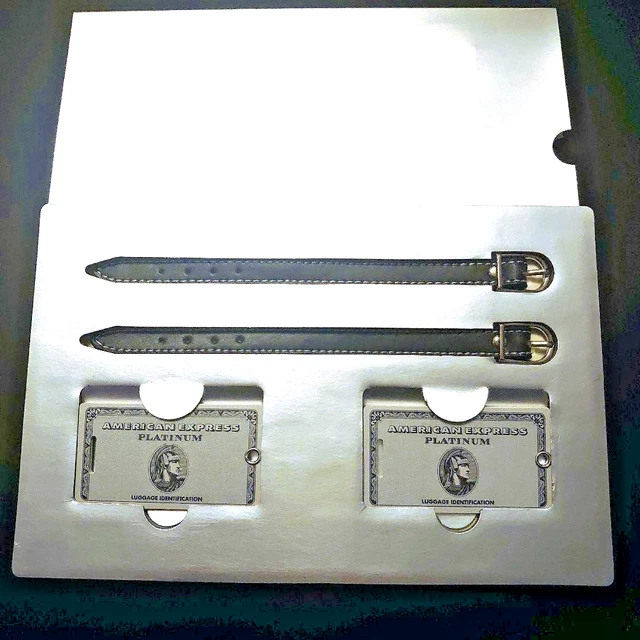 American Express Platinum Luggage Tags FOR SALE! - PicClick UK