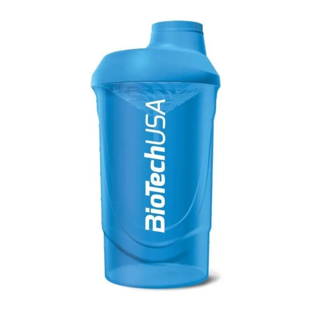 BioTech USA Shaker Wave Blue, 600 ml