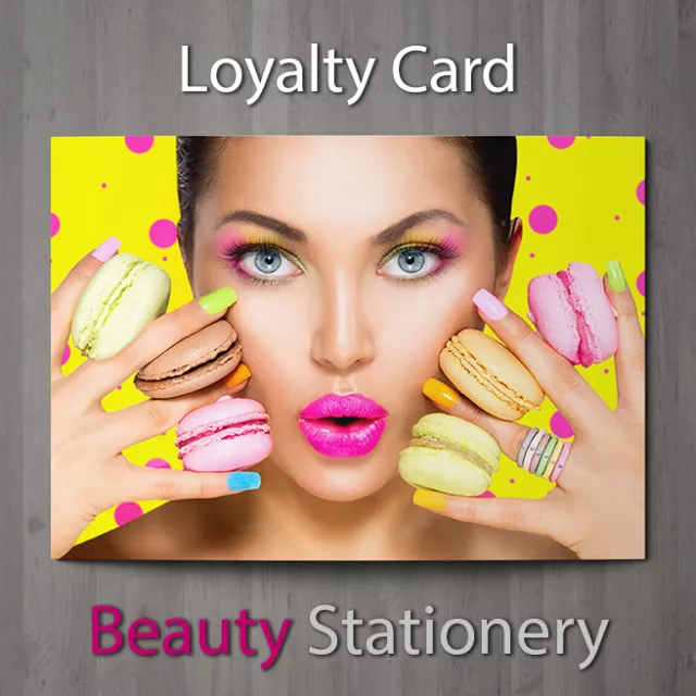 Loyalty Card Beauty Salon Hairdressing Spa Make Up Therapist A8 Mini