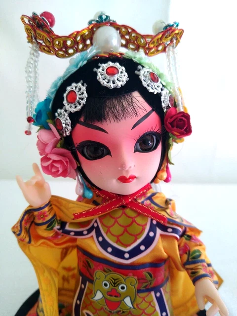 Beijing Opera Traditional Role Silk Doll Chinese Style Decoration Ornaments Gift 2