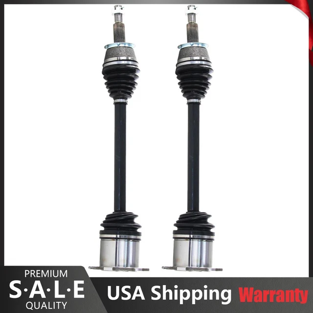 Front Left & Right Pair CV Axle CV Joint Shaft For 2005-2015 Nissan Armada 5.6L