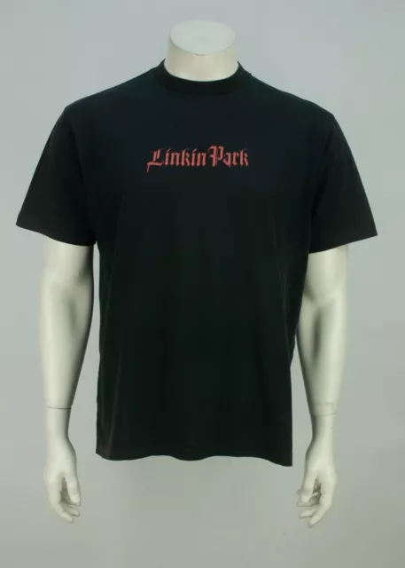 Linkin Park Band Logo Tour Concert Graphic Tee T-Shirt Size L 2005 VTG