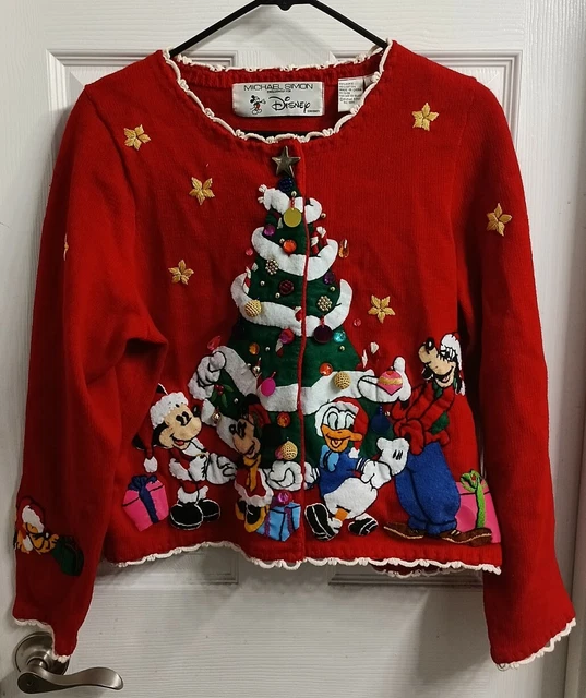 MICHAEL SIMON × Disney Xmas ミッキー カーディガン