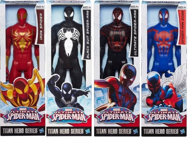 12" Marvel Titan Hero Series Ultimate Spider-Man Figure New *Choose Character*