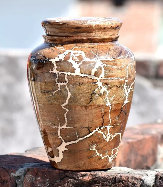 Urnas de cremación Caja de urna de madera Urna para cenizas humanas Urna...