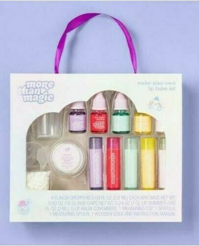 More Than Magic Beauty DIY Make-Your-Own Lip Balm Winter Gift Set 16pcs