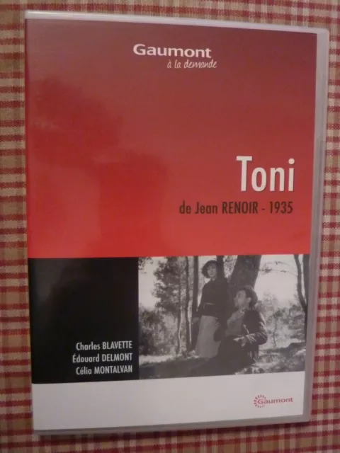 DVD Toni (Jean Renoir 1935) Blavette - E. Delmont - C. Montalvan