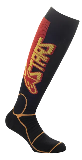 Alpinestars Sock Mx Pro Bk/Yl/Org L 4701520-1540-L