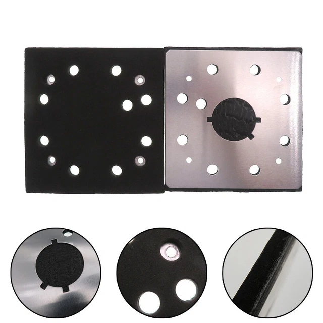 Almohadilla de lijado de alta calidad papel de lija accesorios negro/plata amoladora eléctrica