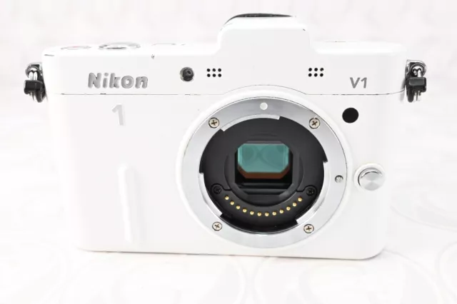 Nikon 1 V1 Gehäuse in Weiß - Mit 10601 Klicks - GT24