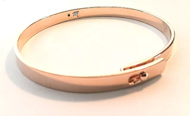 Madewell Jewelry rose gold tone glider bangle bracelet