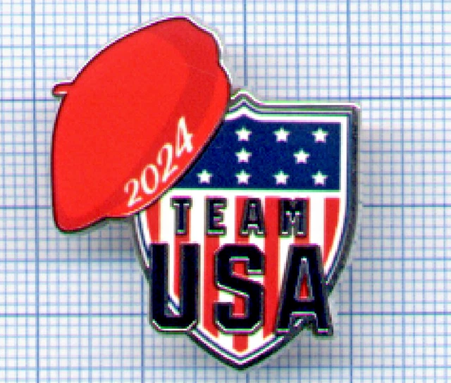 Pins (épinglettes) Jeux Olympiques Paris 2024 - Équipe Brésil - Collection Neuve