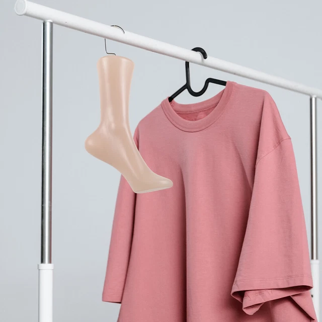 Kinder-Fußmodell 14 Cm Weiß - Schuh & Socken Display Für Ladenhandel