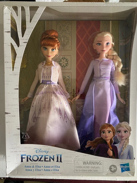 NEW Disney Frozen II Anna and Elsa the Snow Queen Doll, 2-pack Frozen Doll Set