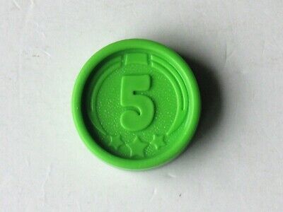 Fisher Price Green 5 Cent Nickel Coin Replacement for Cash Register