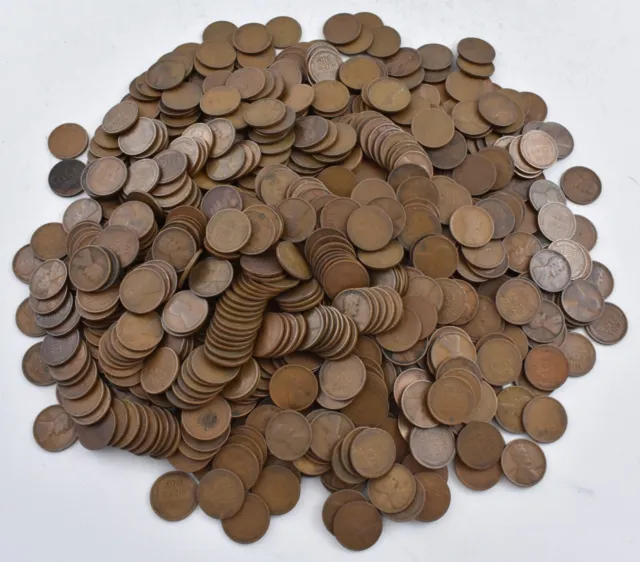 Roll (50 Coins) 1909 Lincoln Wheat Cent Huge Hoard Collection Lot *0068