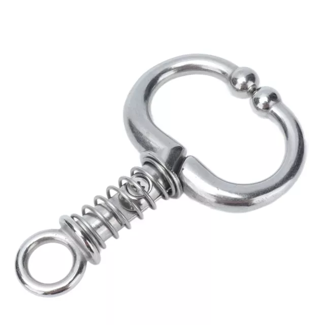 Cattle Nose Ring Stainless Steel Cattle Nose Clamp W Spring Nose Ring Small