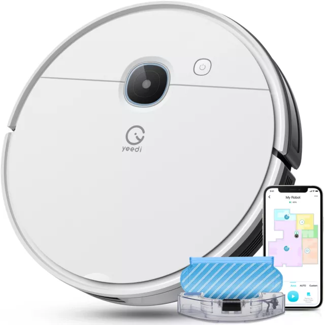 Reconditionné yeedi vac max Aspirateur Robot Laveur Détection 3000Pa Map APP