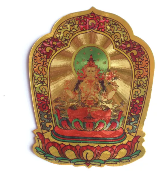 Tibetan Deity Stickers for Windows, glass, cars 2