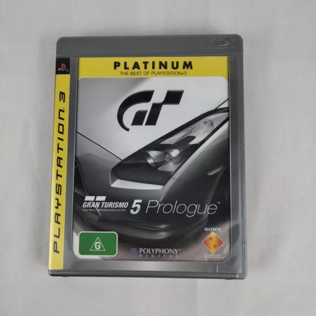 Gran Turismo 5 Prologue Sony PS3  Platinum Playstation 3 Complete With Manual
