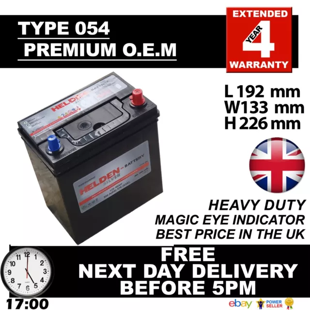 054 Platin 45AH Car Battery fits many Chevrolet Daewoo Honda Hyundai Subaru SUZ