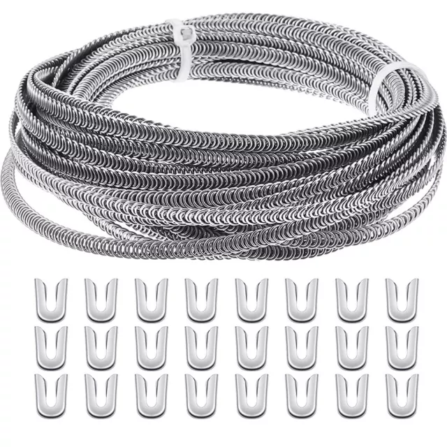 Corsé de acero inoxidable 20 cm/10 m en espiral deshuesado ropa interior metálica ropa costura