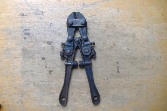 VINTAGE 10in RECORD CLIPPER No.610A BOLT/WIRE CUTTERS