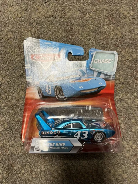+ Disney Pixar Cars Chase Dinoco 43 The King with Metallic Finish #120 NIP