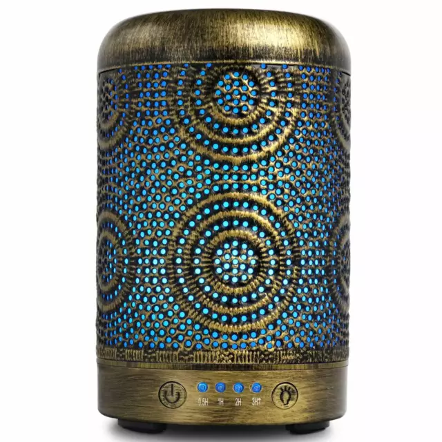 Aromatherapy Diffusers SALKING 260ml Metal Essential Oils Diffuser Aroma