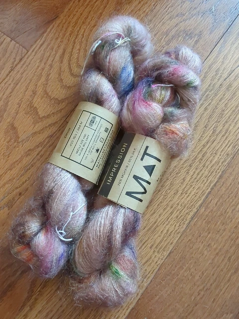 Madelinetosh Impression 70/30 Silk/Mohair Lace  420yds each set of 2 🎪 circus