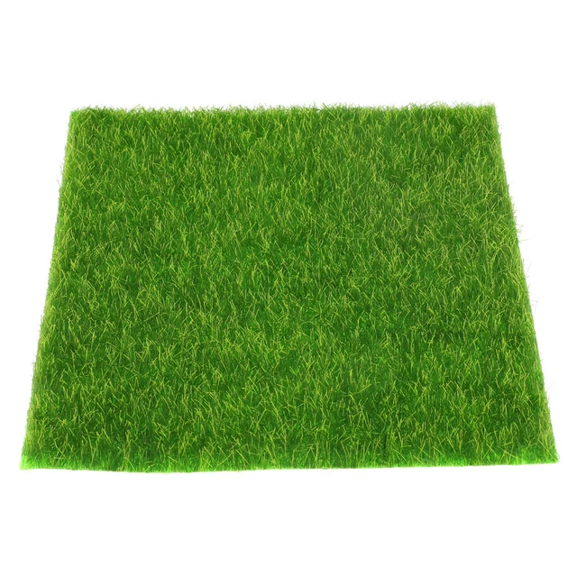 Lawn Plastic Artificial Garden Grass Houseplant Accessories Miniature Ornaments